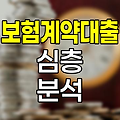 한화손해보험 보험계약대출 심층 분석