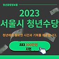 2023 서울시 청년수당 신청방법, 자격, 사용처 등