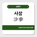 사삼(沙參)
