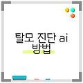 탈모 진단 ai 방법
