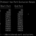 [Windows] 특정 port가 시스템에 예약되어 있어서 사용 불가능 한 경우 해결방법
