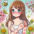 봄철 알레르기로 인한 피부 트러블: 두드러기, 가려움증 해결법
