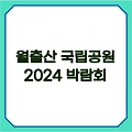 [전남박람회체험]월출산, 달빛 넘나들이 2024월출산국립공원박람회