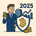 기업이 암호화폐를 자산으로 보유하는 시대, 2025년 전망