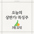 5월 22일 오늘의 상한가