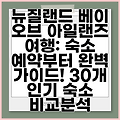 뉴질랜드 베이 오브 아일랜즈 여행: 숙소 예약부터 완벽 가이드! 30개 인기 숙소 비교분석