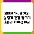 오미자 1kg로 차와 술 담가 건강 챙기기 효능과 차이점 비교