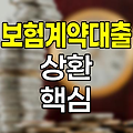 현대해상 보험계약대출 상환 핵심