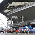 [포토]'잼버리 콘서트 D-DAY' 교통통제된 서울월드컵경기장 일대