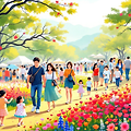 🌺 2025 괴산 빨간꽃길 걷기대회! 5월 24일 유기농엑스포광장에서 힐링 시작!