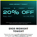 [2023.11.06 세일] flannels.com 정상가격 20% 할인
