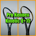 [테니스라켓 도색] 프로케넥스 키네틱 Q+15 유광 블랙, 골드 데칼