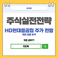 HD현대중공업 주가 전망 및 차트분석