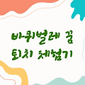 바퀴벌레 잡는 꿈 | 꿈속 해충퇴치 체험기