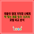 태블릿 침대 거치대 나에게 딱 맞는 제품 찾기 10가지  모델 비교 분석