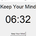 1시간 집중/5분 휴식 집중 타이머 - Keep Your Mind (KYM)