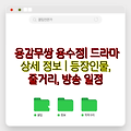 용감무쌍 용수정| 드라마 상세 정보 | 등장인물, 줄거리, 방송 일정