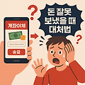 돈 잘 못 보냈을때 대처법, 이것만 기억하세요