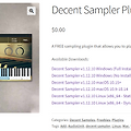 무료 가상악기 사이트 Decent Sampler 다운로드 링크
