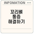 꼬리뼈 통증 원인 및 대처법 완벽 가이드