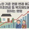 노인 기준 연령 44년 만에 변경! 기초연금 수급자 대폭 축소 예고