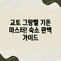 교토 그랑벨 호텔 완벽 가이드: 기온 지구 마스터