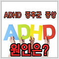 ADHD 증후군 증상 ▩ 원인은? ▩