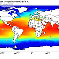 [R] "RNetCDF" 패키지 및 NetCDF 형식인 NOAA 최적 내삽 자료를 이용하여 데이터 프레임 (Data Frame)으로 변환 처리 및 가시화 (3)
