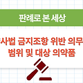 약사법 금지조항 위반 의무자 범위 및 대상 의약품 대법원 2024. 2. 29. 선고 2020도9256 판결