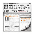 원화 가치 0.45% 하락… 주요국 대비 유독 약세 보인 이유는?(++삼전 전망)