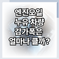 엔진오일 누유 흔적 있는 차, 감가율 얼마나 클까?