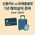 💳 신용카드 vs 트래블월렛 1년 해외살이 준비 (feat. 라운지)