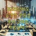 2025년에도 유망한 부동산 투자 분야는 무엇일까?