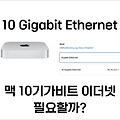 10 Gigabit Ethernet 맥 10기가비트 이더넷 필요할까?