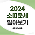 갑진년 2024년 소띠 운세