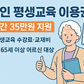 2025년, 새로운 배움의 문 노인 평생교육이용권 가이드