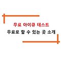 2023년 아이큐 테스트 무료로 할 수 있는 곳 소개