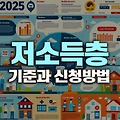 2025년 저소득층 기준과 신청방법