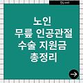 2025 노인 무릎 인공관절 수술비 지원금 완벽 가이드 – 정부 지원 혜택, 신청 대상, 절차 및 유의사항 총정리