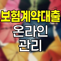 현대해상 보험계약대출 온라인 관리 방법