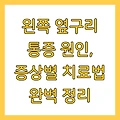 왼쪽 옆구리 통증 원인, 증상별 치료법 완벽 정리