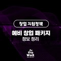[창업 지원정책] 예비 창업 패키지 정책 정보 정리