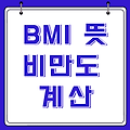 BMI 뜻, 계산 방법 및 BMI의 한계점 정리