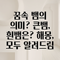 꿈속의 뱀: 큰뱀, 흰뱀, 뱀 많은 꿈 해몽의 모든 것