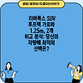 리버폭스 SUV 루프랙 가로바 1.25m, 2개 비교 분석: 당신의 차량에 최적의 선택은?