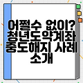 어쩔수 없이? 청년도약계좌 중도해지 사례 소개