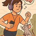 당신이 달릴 때, 왜 음악이 안 들릴까? 쥐로 밝힌 뇌의 놀라운 진실 🎧🐭