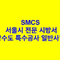 상수도 특수공사 일반사항 SMCS 서울시 전문 시방서