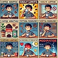 커피 중독, 하루 몇 잔까지 괜찮을까? ☕⚖️🤔
