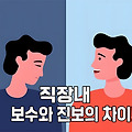 직장내 보수파와 진보파의 흥미로운 차이!